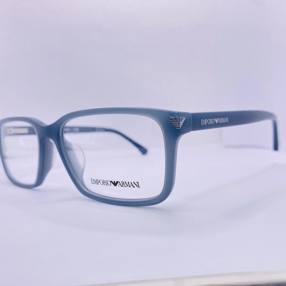 Emporio Armani Eyeglasses Frames EA 3072F 5454 56 [] 16 140 Matte Blue Grey